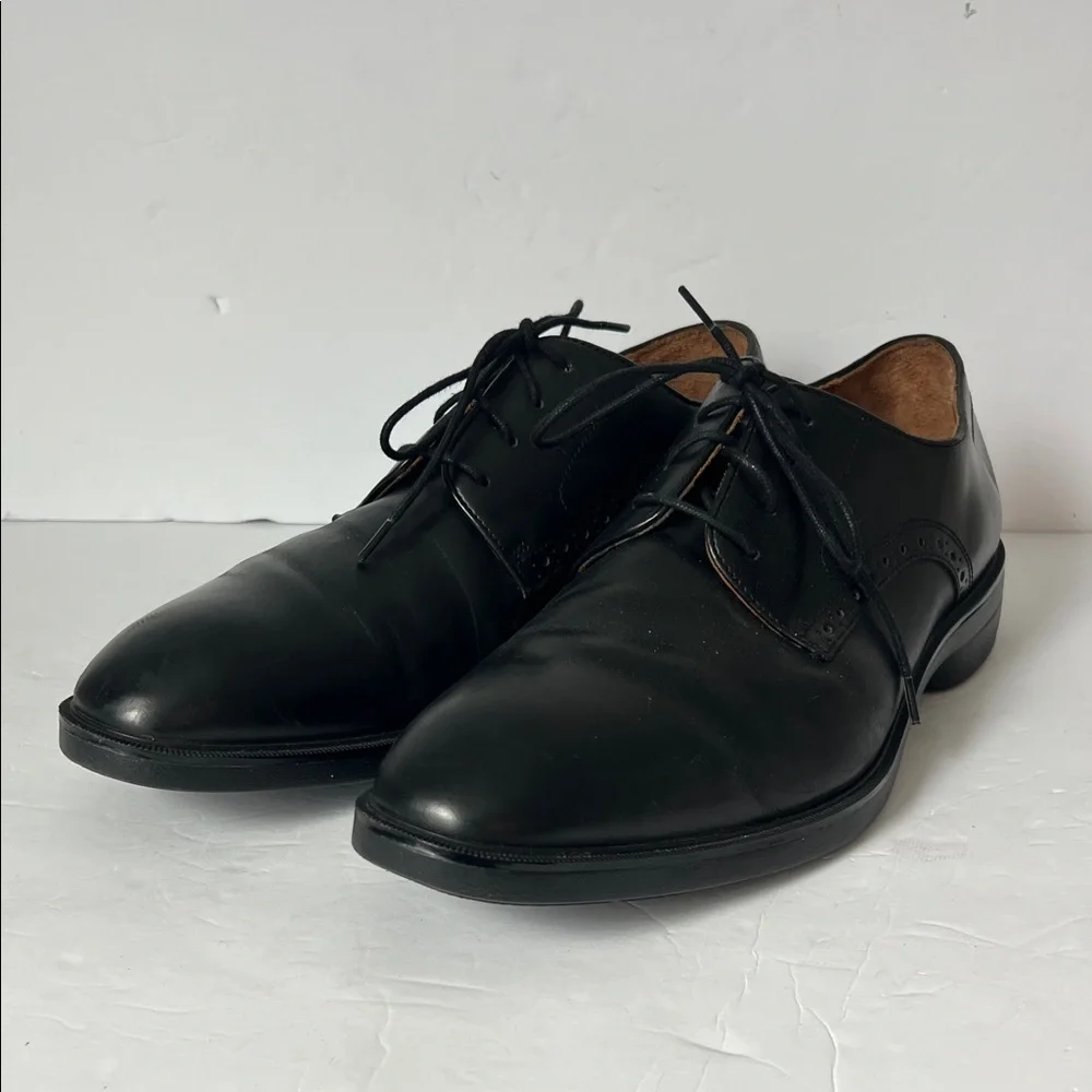 Johnston &‎ Murphy Men's Ronan Plain Toe Black Oxford Loafer Dress Shoe, sz 11 =